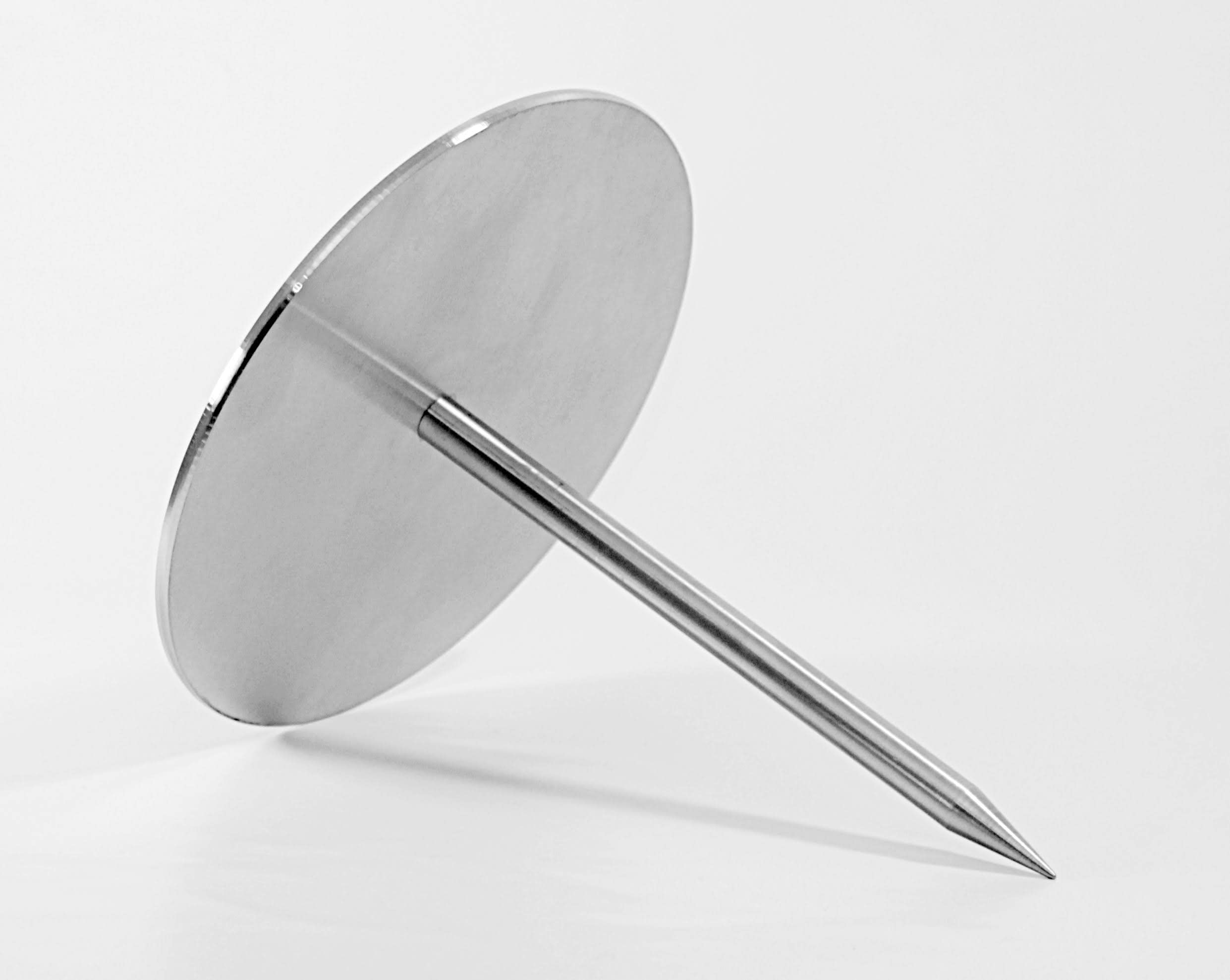 Pic à kebab de 180 mm anti-torsion pour cuisson churrasco et grillades