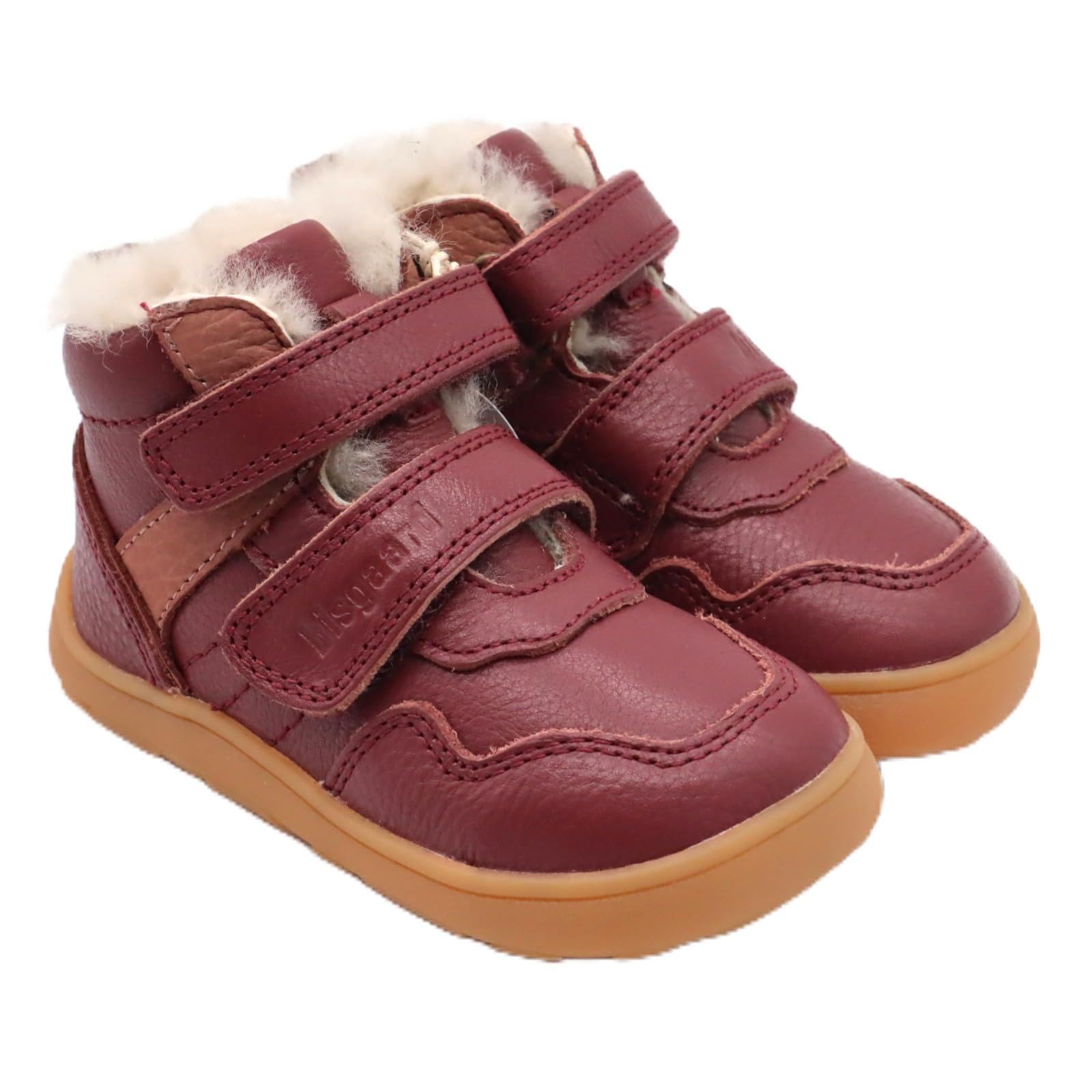 Lammfell-Laufschuhe Becky Bordeaux von bis-kids