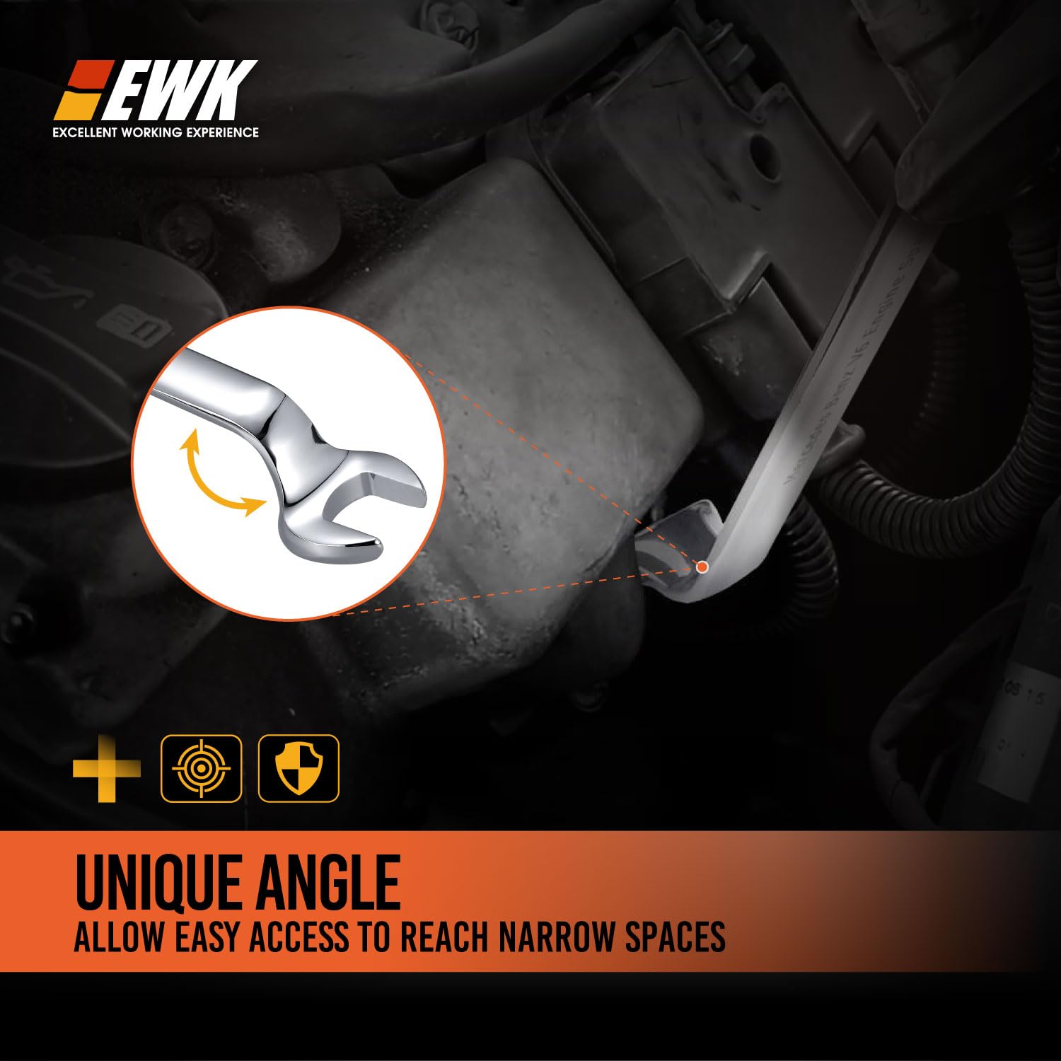 EWK Llave de bujía Mercedes Benz de 17 mm, extractor de arranque para motor V6 V8, herramienta de extracción e instalación M110 M112 M113