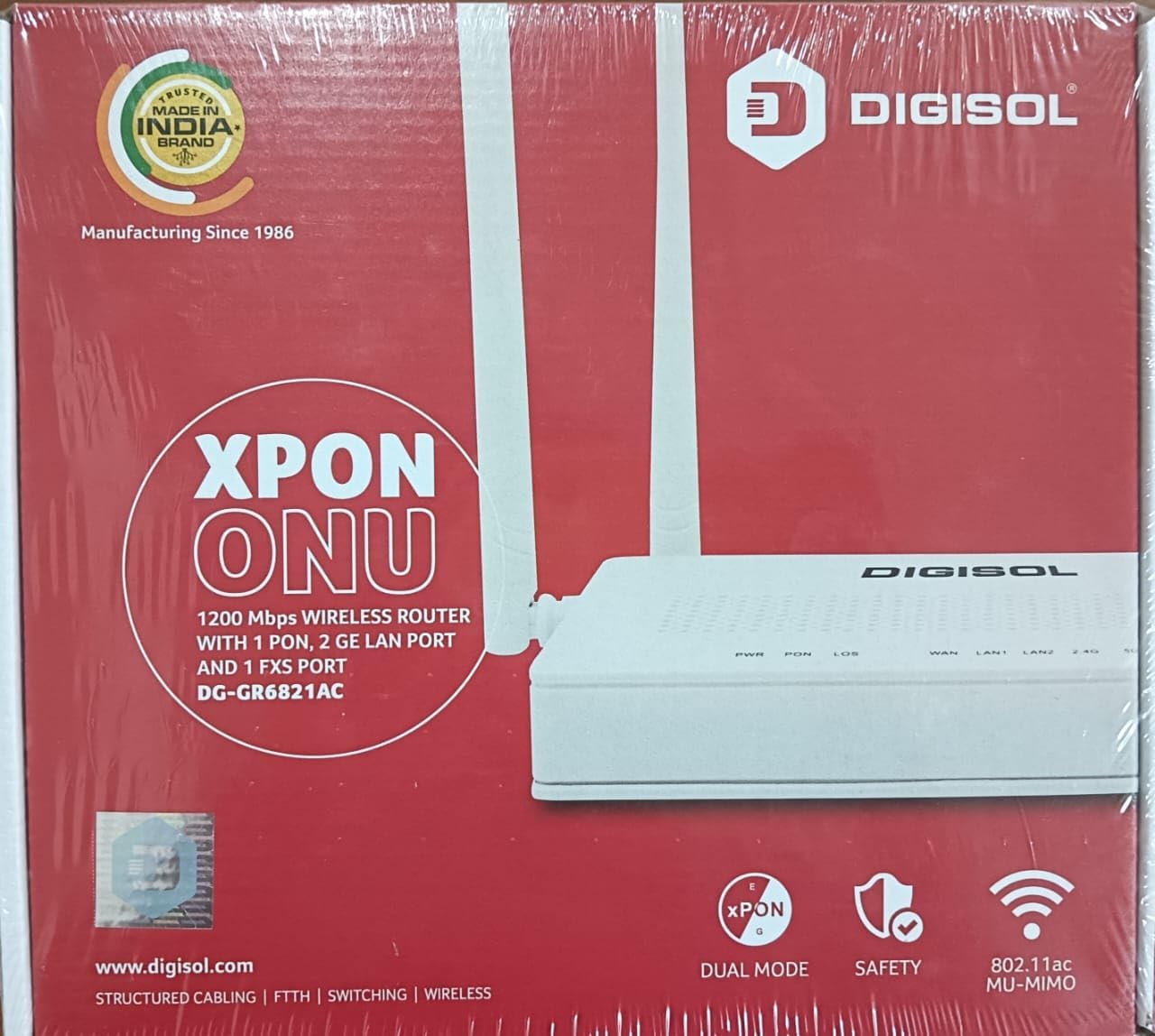 DG-GR6821AC Xpon onu 1200Mbps WiFi routeer'