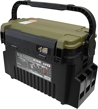 Amazon 明邦化学工業 Meiho ランガンシステムボックス Vs 7070n グリーンツートン 434 233 280 釣り具 明邦 Meiho タックルボックス
