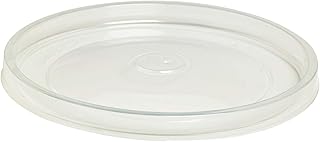 PacknWood 210SOUPLPP116 - Clear Plastic Lid - storage containers attached lid - clear plastic bin with lid - container with lid - organising bin with lid -5.9
