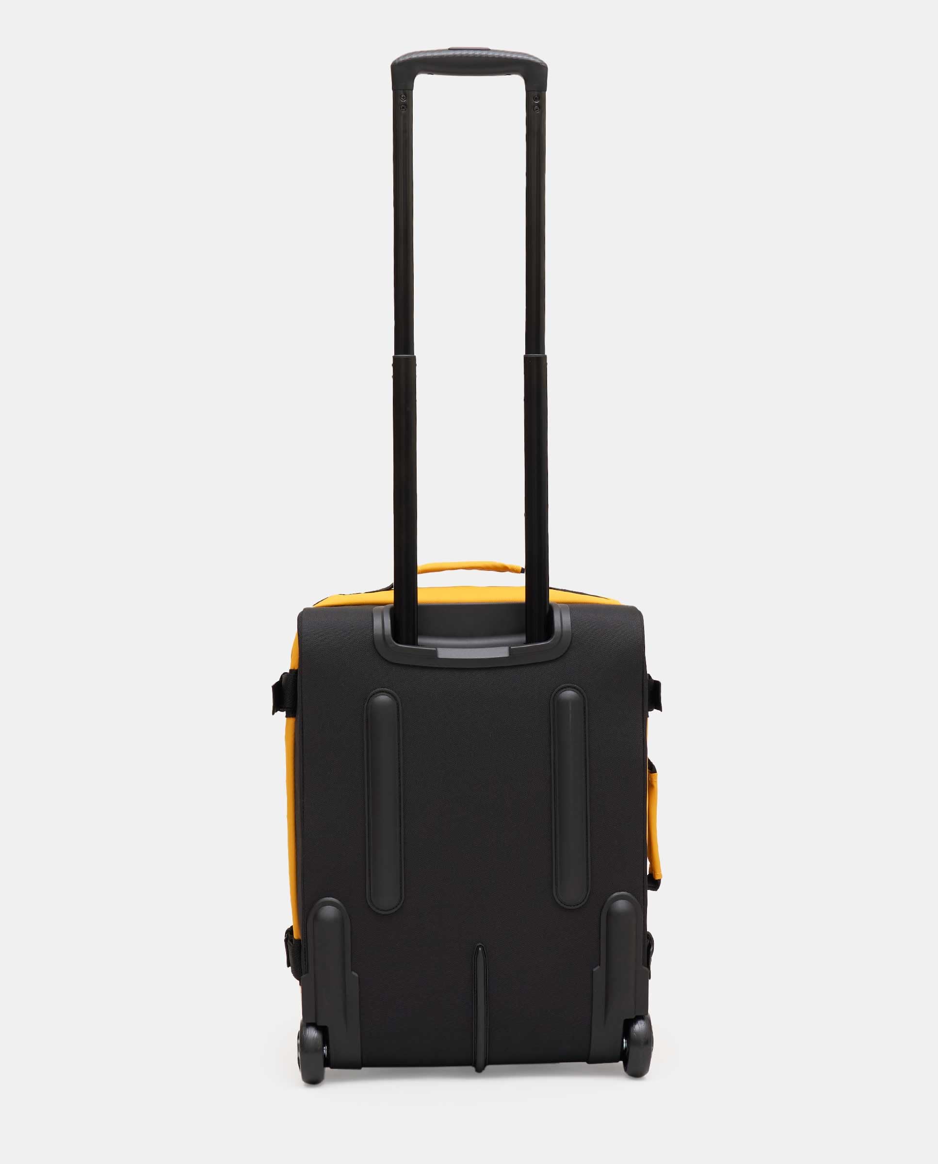 PACO MARTINEZ Maleta de Viaje Unisex, Maleta de Cabina V Road, Capacidad 34 litros, Ruedas Silenciosas, Color Mostaza - 49x35x20 Centímetros