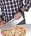 Utopia Kitchen Premium 14 Inches Pizza Cutter - 430 Grade Stainless Steel - Sharp Rocker Blade - Easy to Use Design - Rubber Grip - Minimal Effort for Cutting Pizzas and Vegetables
