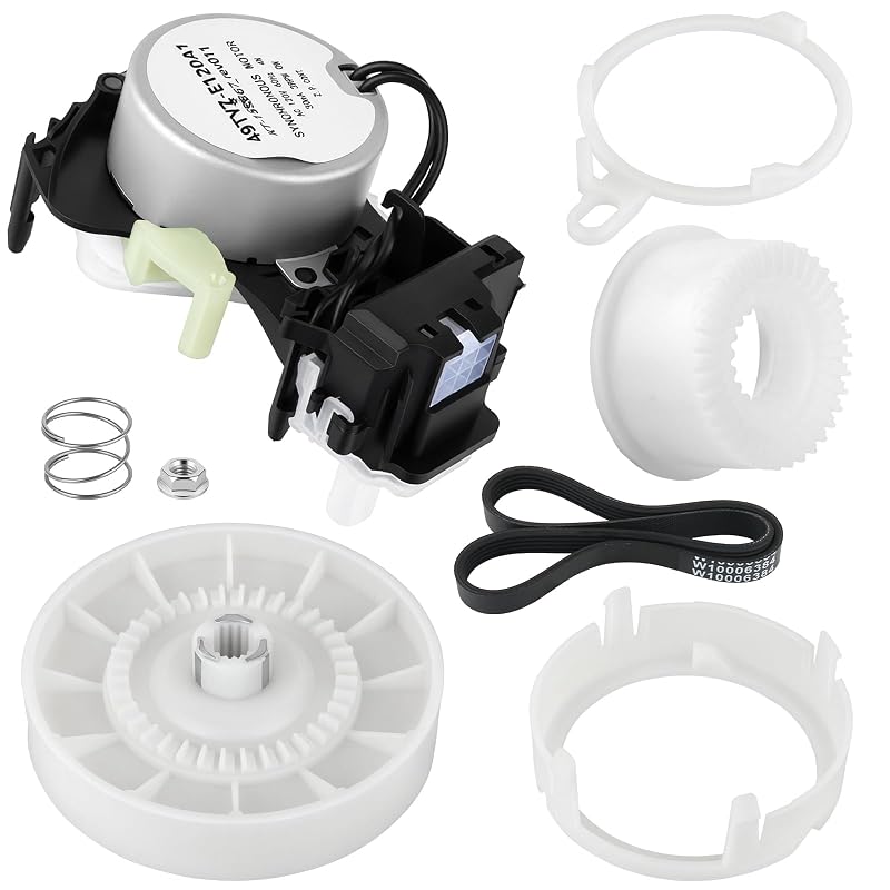 Kit de atuador de mudança, conjunto de embreagem da polia e correia para lavadora W10721967 W10913953 Taudang