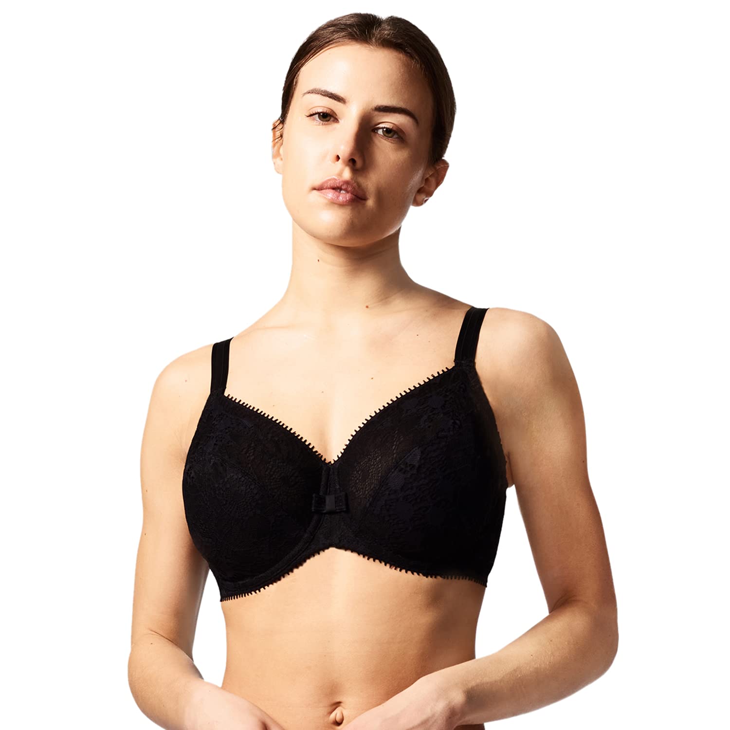 Chantelle Women's Day To Night Unlined Bra - Full Coverage Lace Underwire Bra 32F