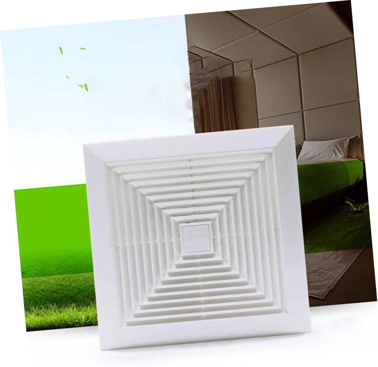 Luxshiny Bathroom Ventilation Fan Ultra Quiet Exhaust Fan for Kitchen Toilet and Bathroom Wall Ceiling Mount Design for Easy Installation and Strong Air