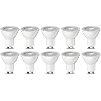 Amazon Basics Confezione da 10 faretti LED GU10, 4.7 W (equivalente a 50 W)