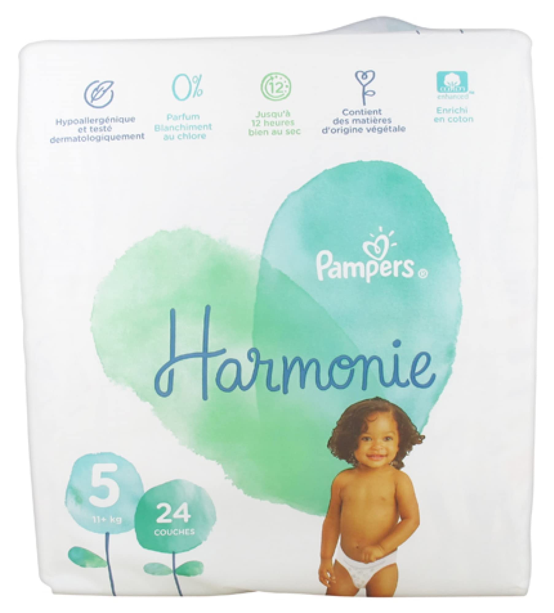 Pampers Harmonie 24 Diapers Size 5 (11+ kg)