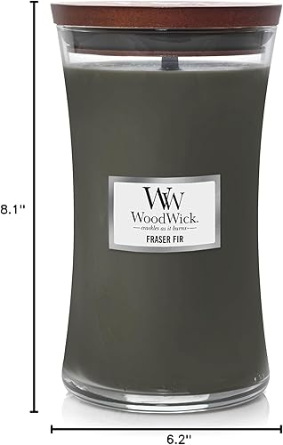 Vista 114 de WoodWick Lavender Spa - Vela mediana en frasco con forma de reloj de arena, cera de mezcla de soja prémium, mecha de madera Pluswick Innovation, 60