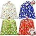 8 PCs Christmas Jumbo Big Holiday Gift Bags Heavy Duty 36" x 44" with Gift Tags for Large Gifts, Christmas Season, Holiday Gift Giving, Holiday Presents or Decorations.