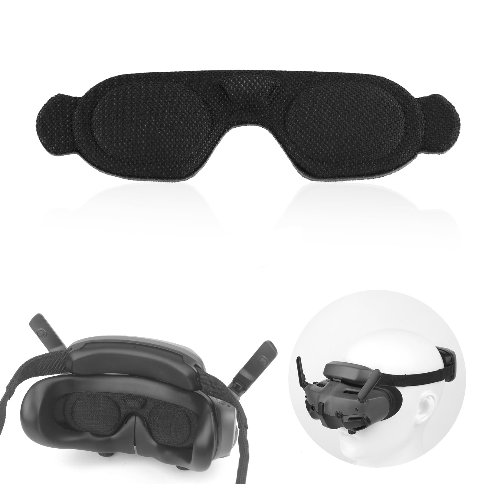 Coque de protection pour lunettes 3, protection de lentille, protection contre la poussière, pare-soleil en silicone, compatible avec DJI Avata 2 Goggles 3