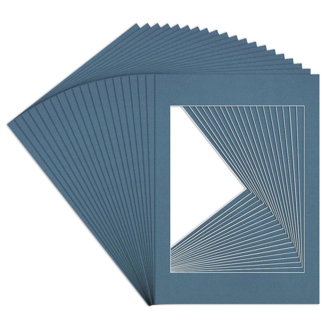 Procut Global 70x50cm Pompadour Picture Mounts to Fit 50x40cm Aperture - Precision Cut Cardboard Photo Mount - Ideal for Frames, Prints, Artwork & Certificates - Sizes & Colours Available - 20 Pack