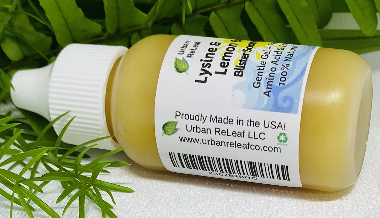 Urban ReLeaf Lysine & Lemon Balm Blister Soothing Gel! for Cold Sores