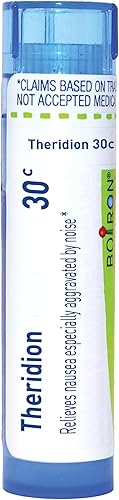Boiron theridion 30C para náuseas especialmente agravadas por el ruido - 80 pellets