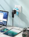 rts High Speed Travel Essentials Wall Charger Dual USB Universal Travel Adapter International All in One Worldwide Travel Multi Plug Adapter for USA EU UK AUS Cell Phone Laptop smart Phone (Blue) gallery image