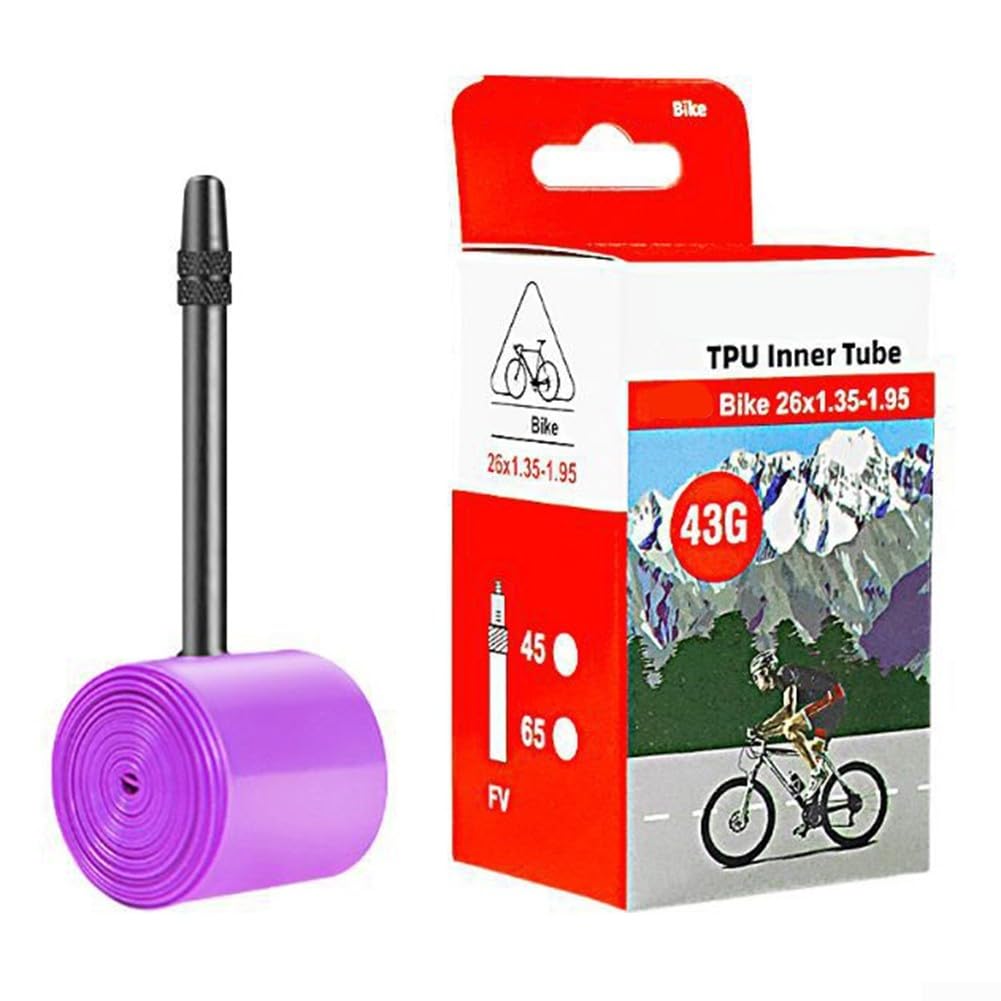 Tubo interior ultraligero de TPU 43G, neumático de bicicleta MTB de 26 pulgadas/27.5 pulgadas para bicicleta de montaña, válvula FV45