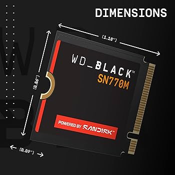 Amazon.com: WD_BLACK 1TB SN770M NVMe SSD for Handheld Gaming