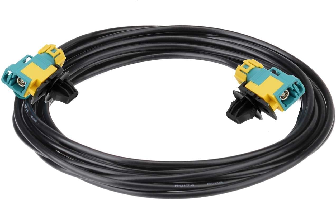 Bingfu Fakra Z Female to Female Antenna Extension Cable 9.84ft for Car Audio GPS FM AM Sirius XM 4G LTE Bluetooth