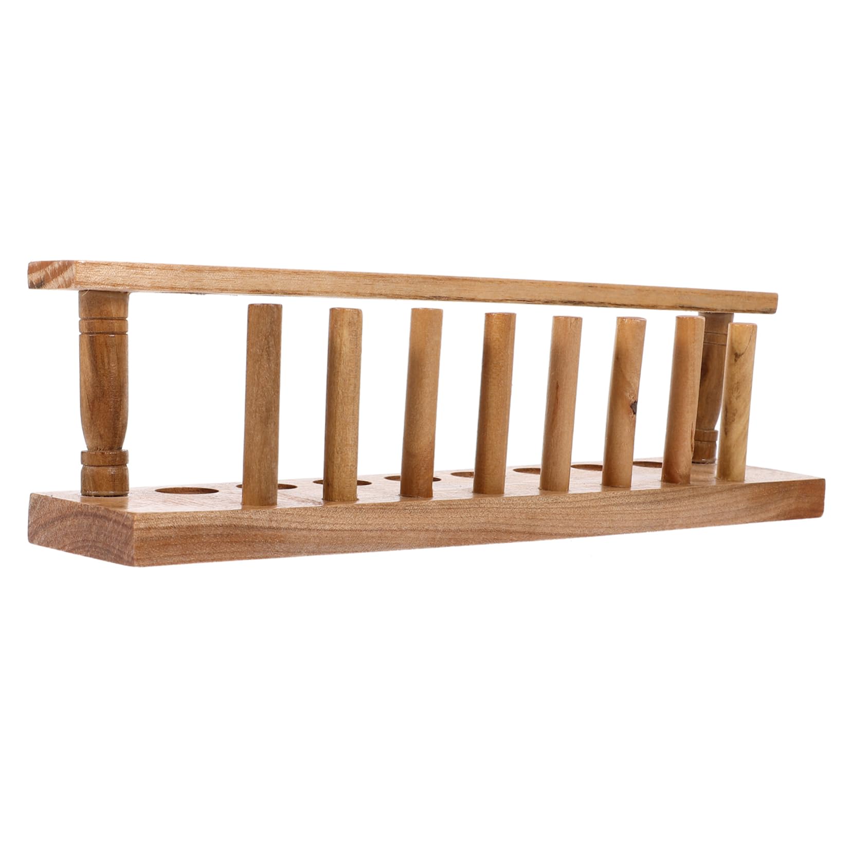ULTECHNOVO 4piezas Soporte De Madera Para Tubos De Ensayo Rack Portátil Para Laboratorios y Experimentos Científicos