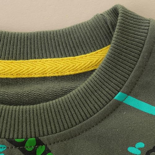 Toddler Boy Sweatshirt Kid Long Sleeve Crewneck Pullover Cotton Tops Cartoon Casual Shirts4