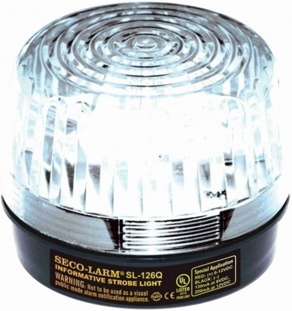 SECOM ランプ Amazon.com: Seco-Larm Enforcer Xenon Strobe Light, 24VDC, Clear