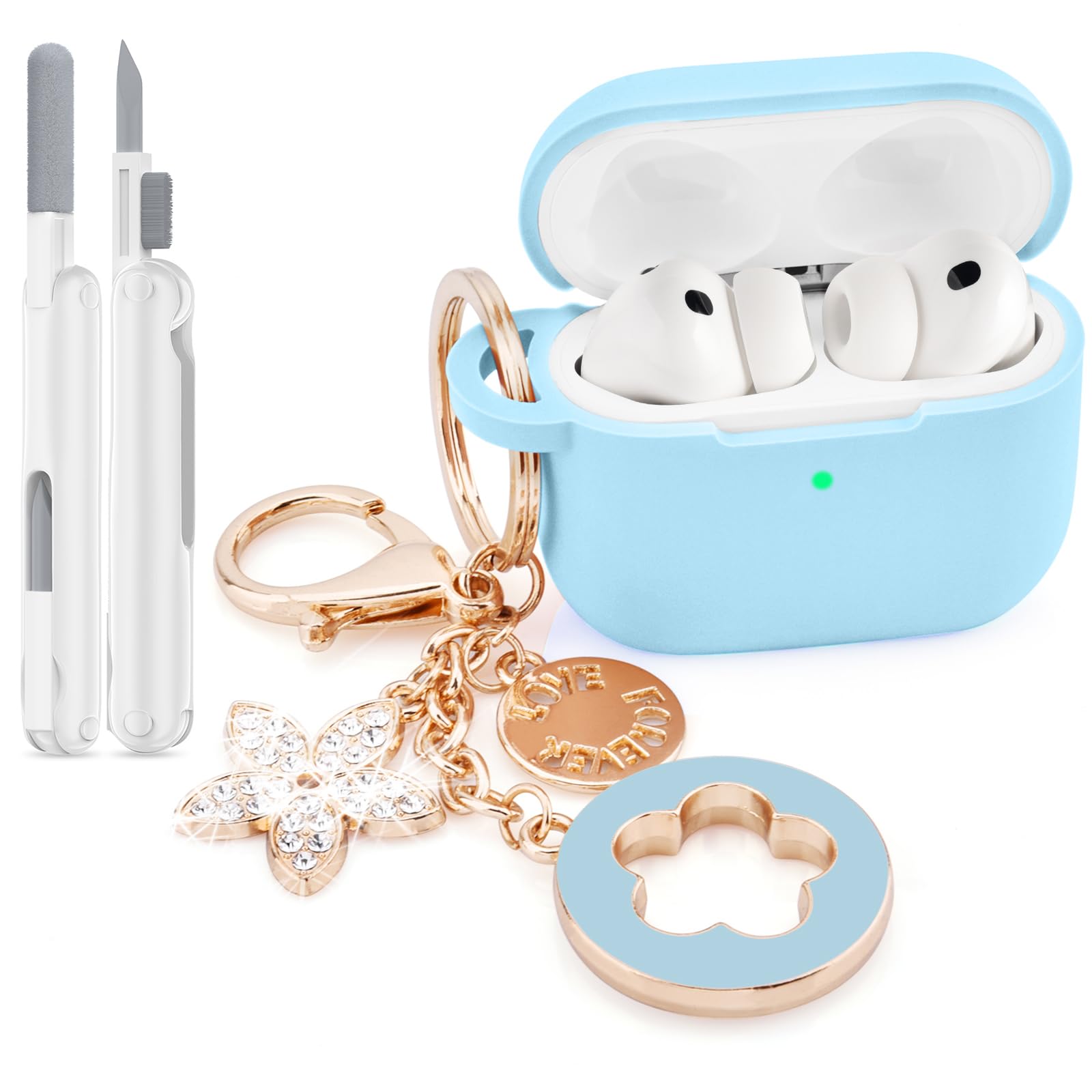 Amazon.com: VISOOM for AirPods Pro 3 Case 2025, Silicone Case for