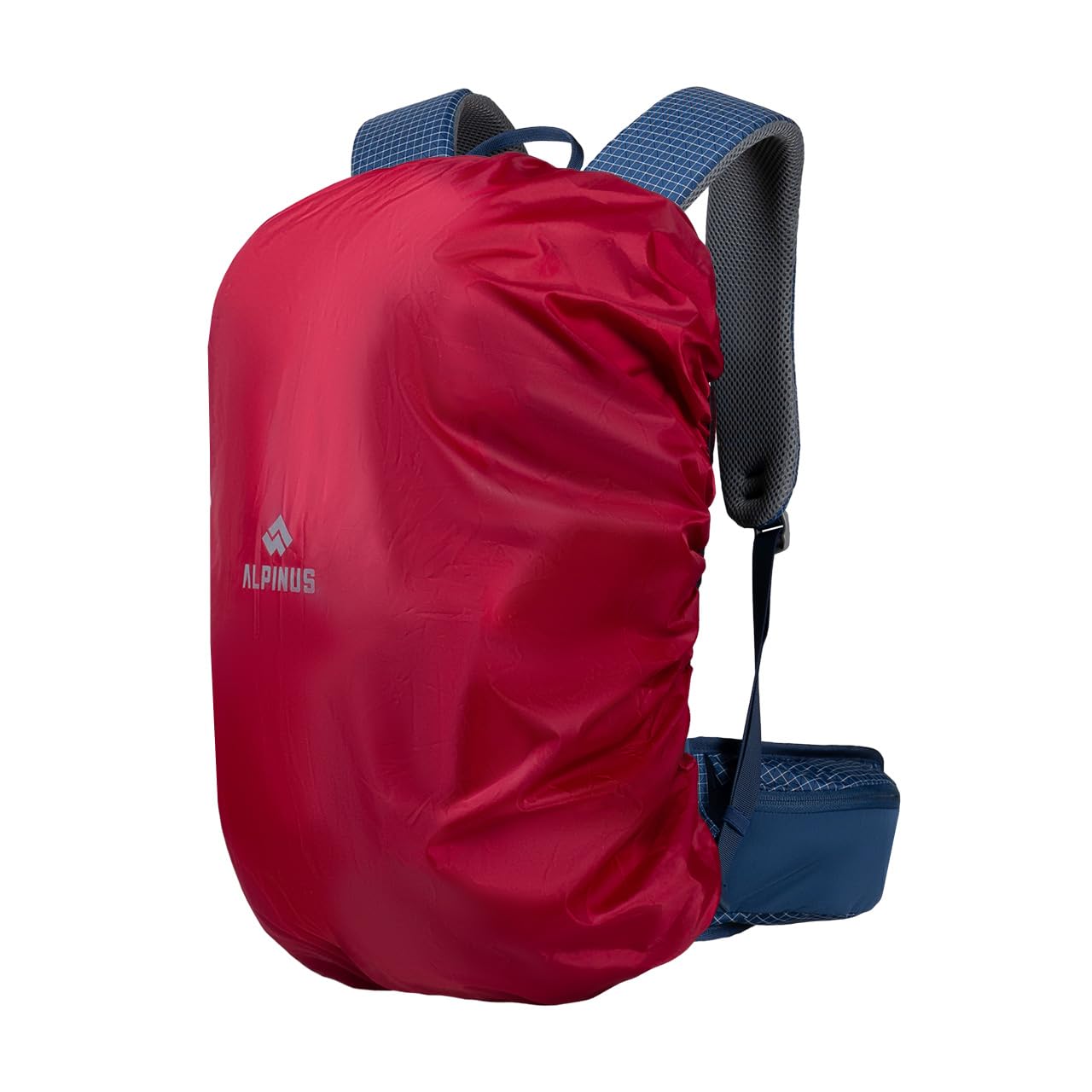 Alpinus - Plecak turystyczny Mismi 28 L, plecak sportowy i outdoorowy, trekkingowy z przestronną komorą główną, ergonomicznie uformowany - niebieski
