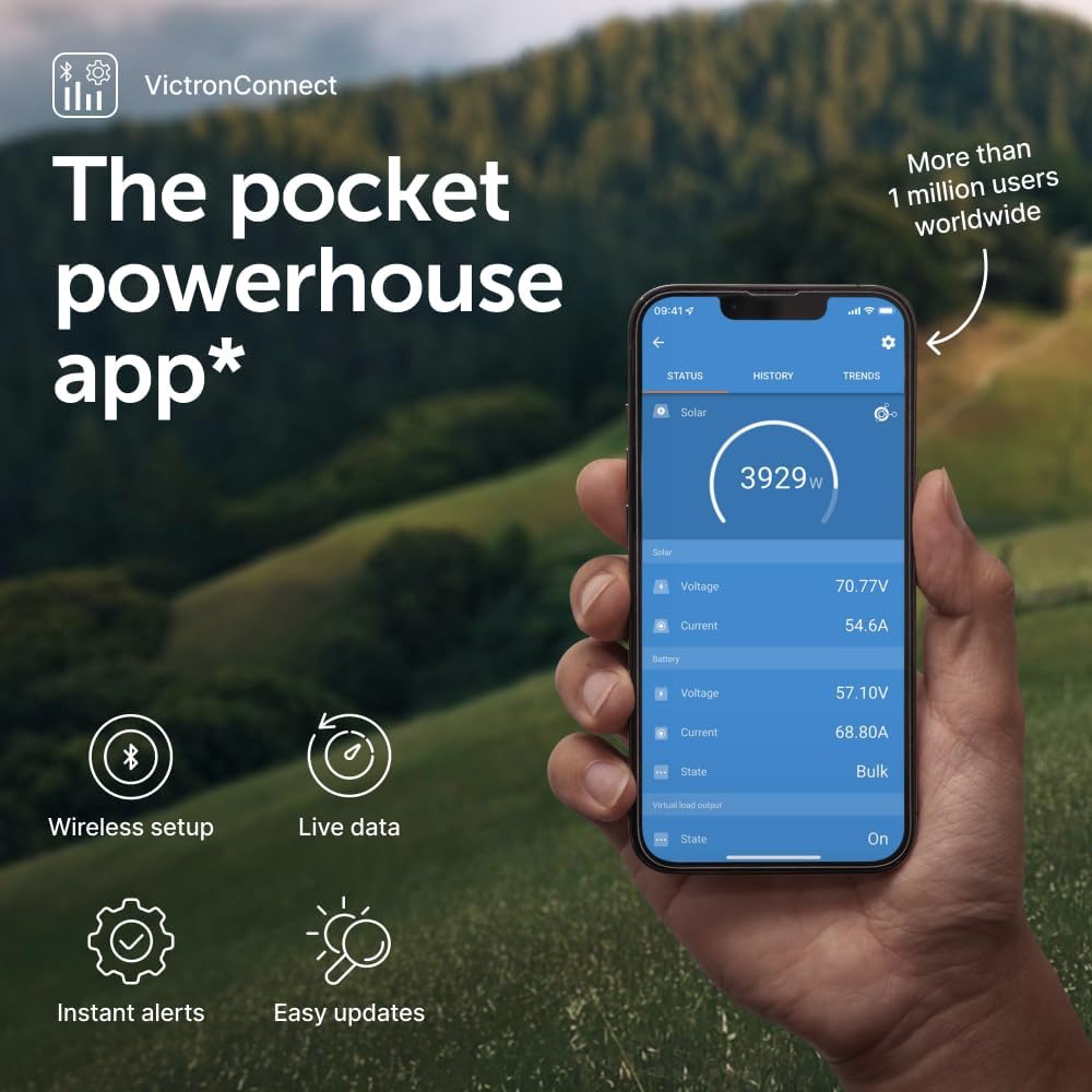 Victron Energy Orion-Tr Smart DC to DC Charger (Bluetooth) - 12/24-Volt 15 amp 360-Watt - Battery Charger for Dual Battery Systems - Non-Isolated