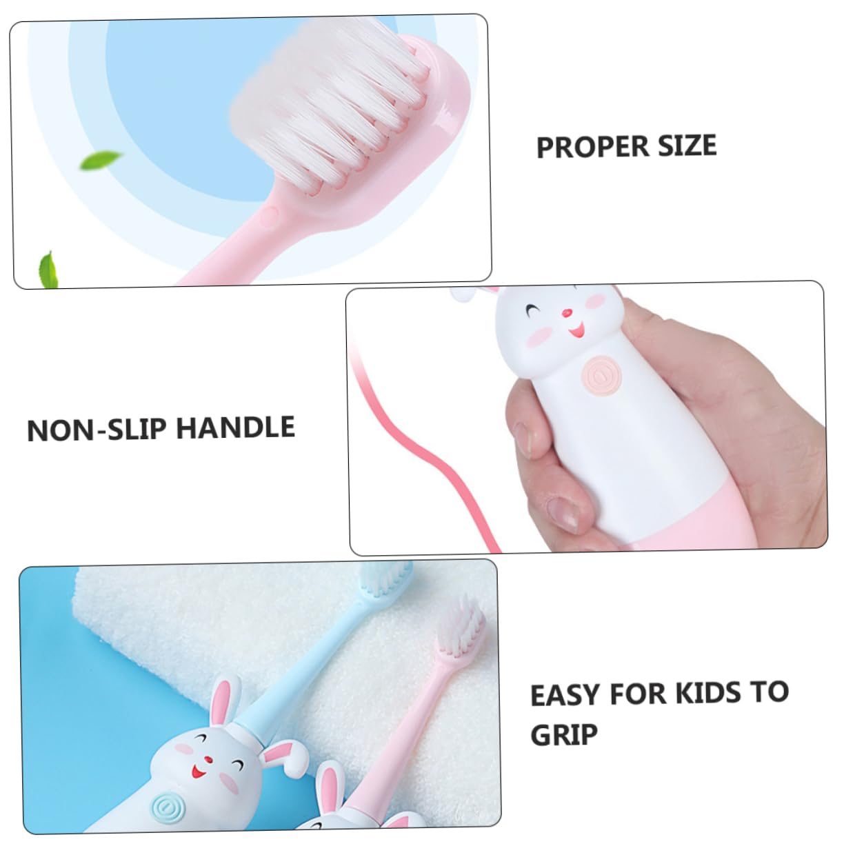 3 Juegos De Cepillos De Dientes Eléctricos Para Bebés Y Con Forma De Cepillo De Dientes Eléctrico Bonitos Cepillos De Dientes De Cerdas Recargables Electrónicos Limpiador De