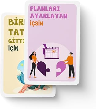 Fondip Çiftlere Özel İçki Oyunu, 165 Kartlı Romantik ve Cesur Kart Oyunu, +18 Yaş