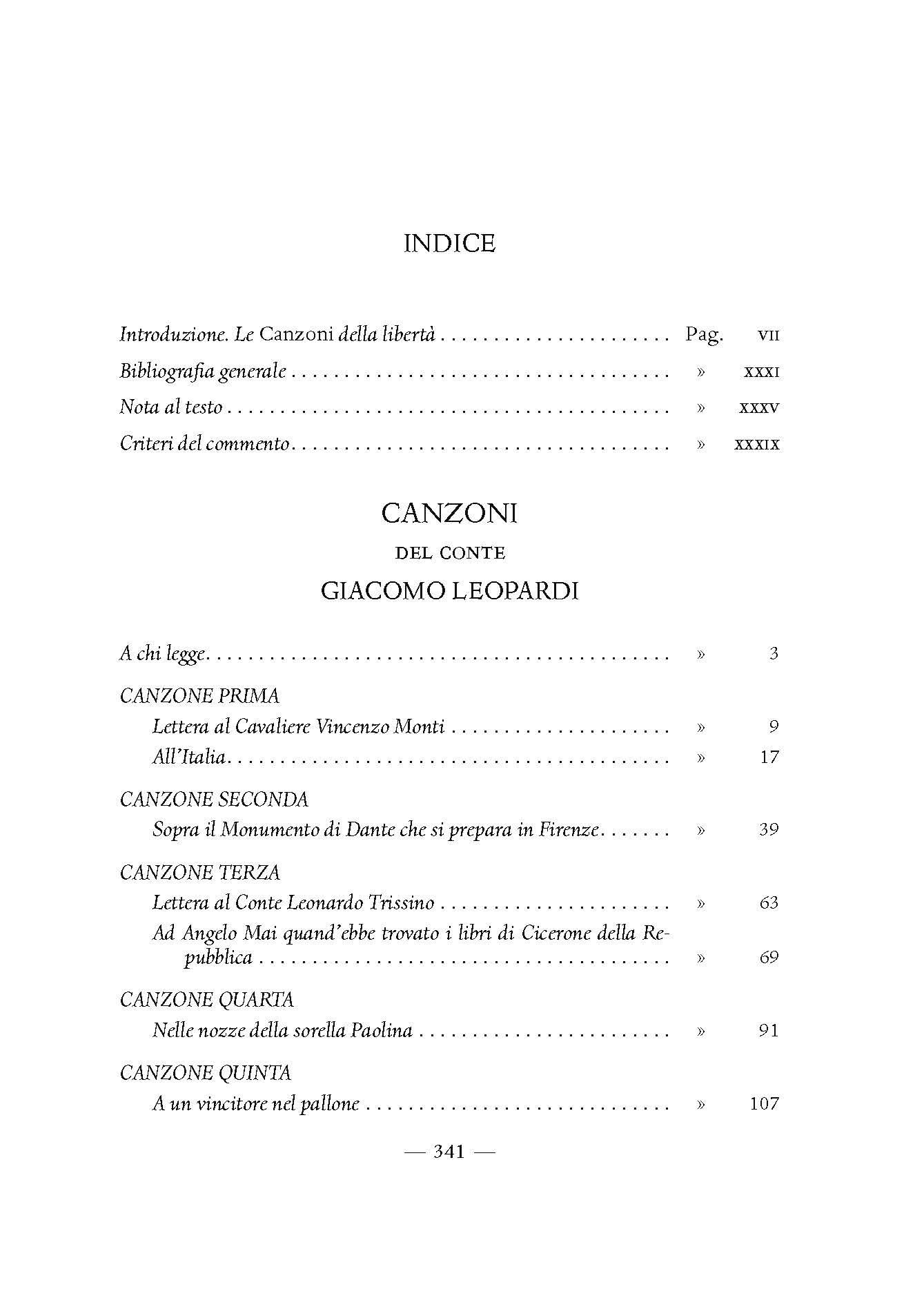 Canzoni