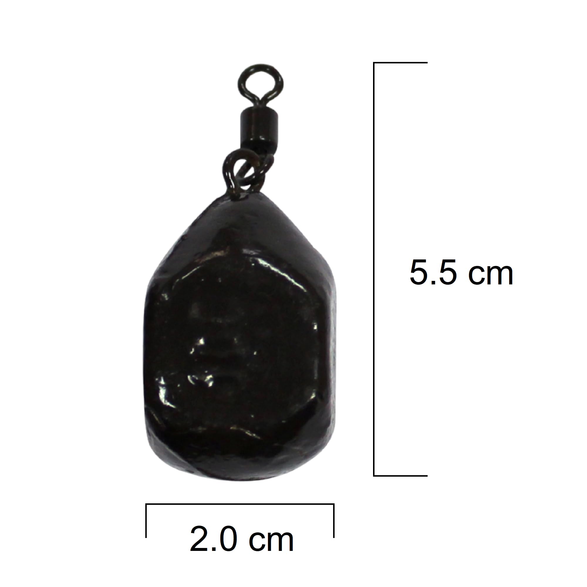 Lot de 5 Plombs de Base Cubiques de 100 g – Pêche Plate avec Émerillons – Kit de Plombs de Pêche – Pêche à la Carpe – Poids de Pêche à la Carpe