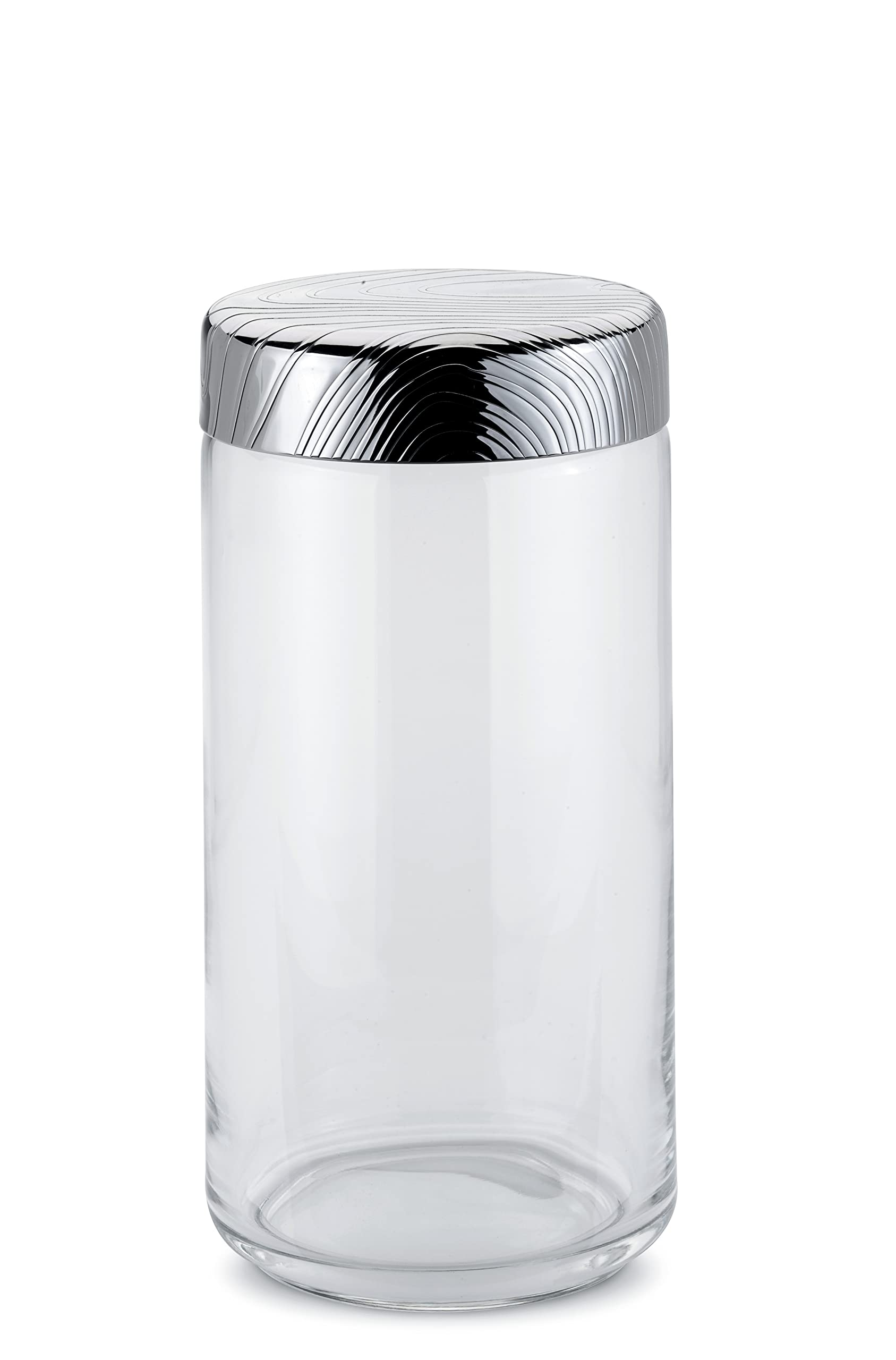 Alessi  Veneer Glass Storage Jar - Clear - Large