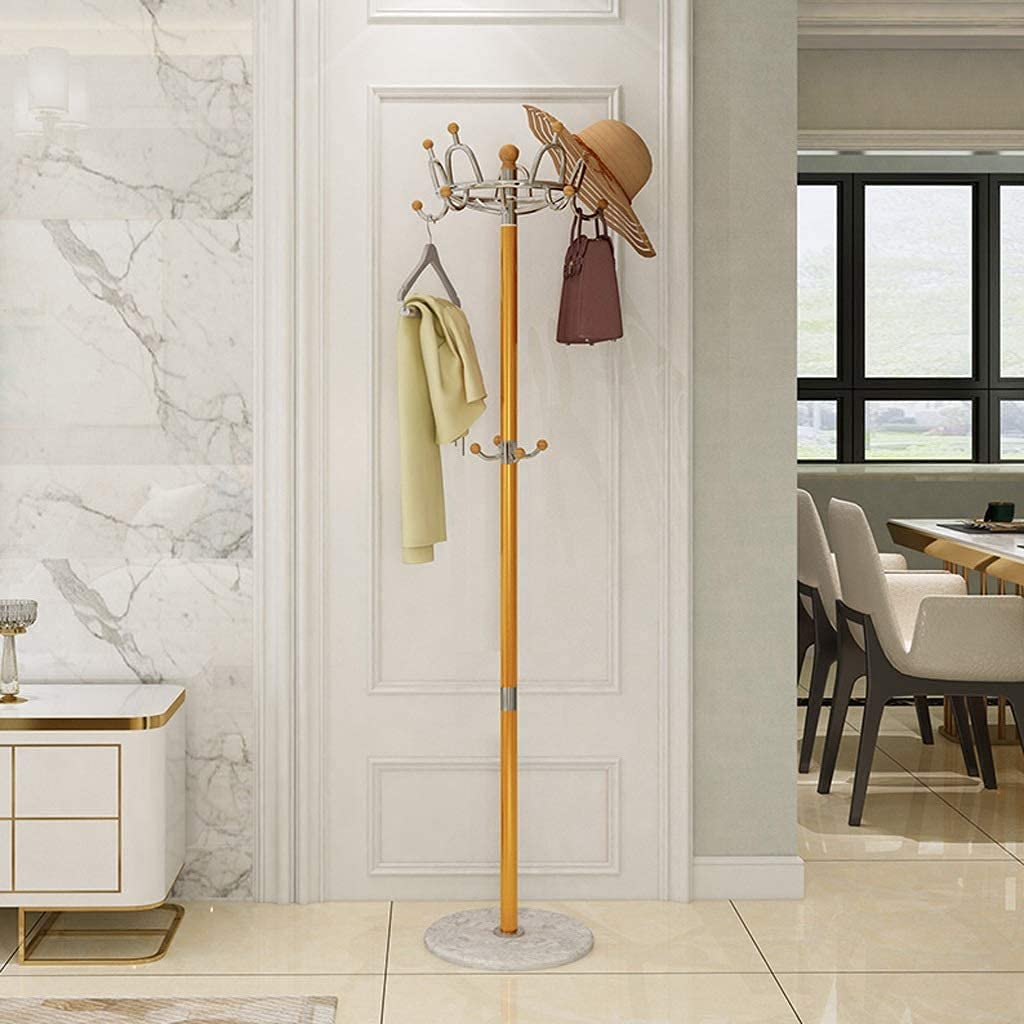 Porte-Manteau Porte-Manteau En Acier Inoxydable, Cintre Au Sol Porte-Chapeau Salon Chambre Présentoir Meubles De Maison Porte-Manteau Décoration Assemblage Facile