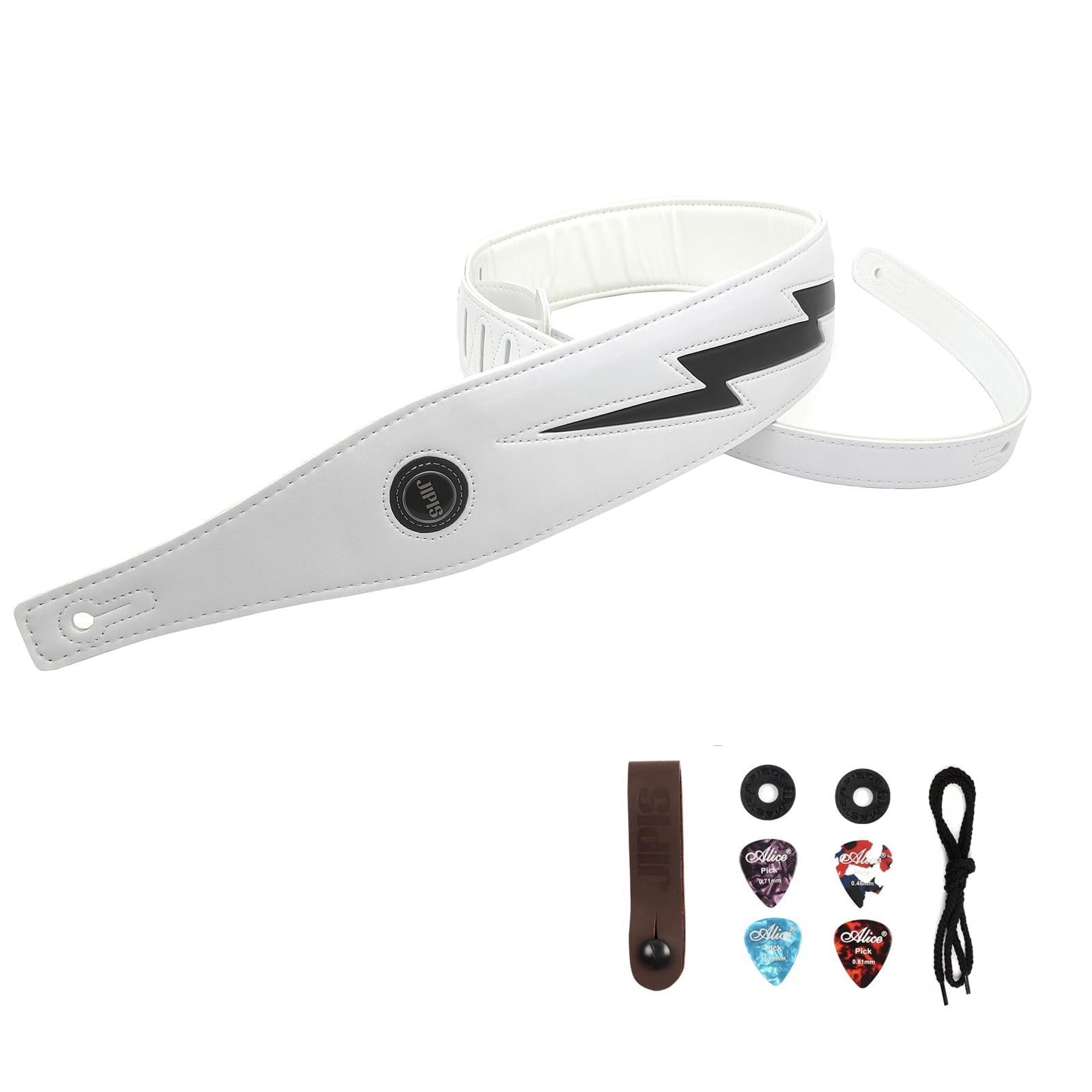 Handgefertigter Retro-Gitarrengurt aus superweichem Rindsleder, Gürtel für E-Akustikgitarre, Bass, Gitarre, Gig
