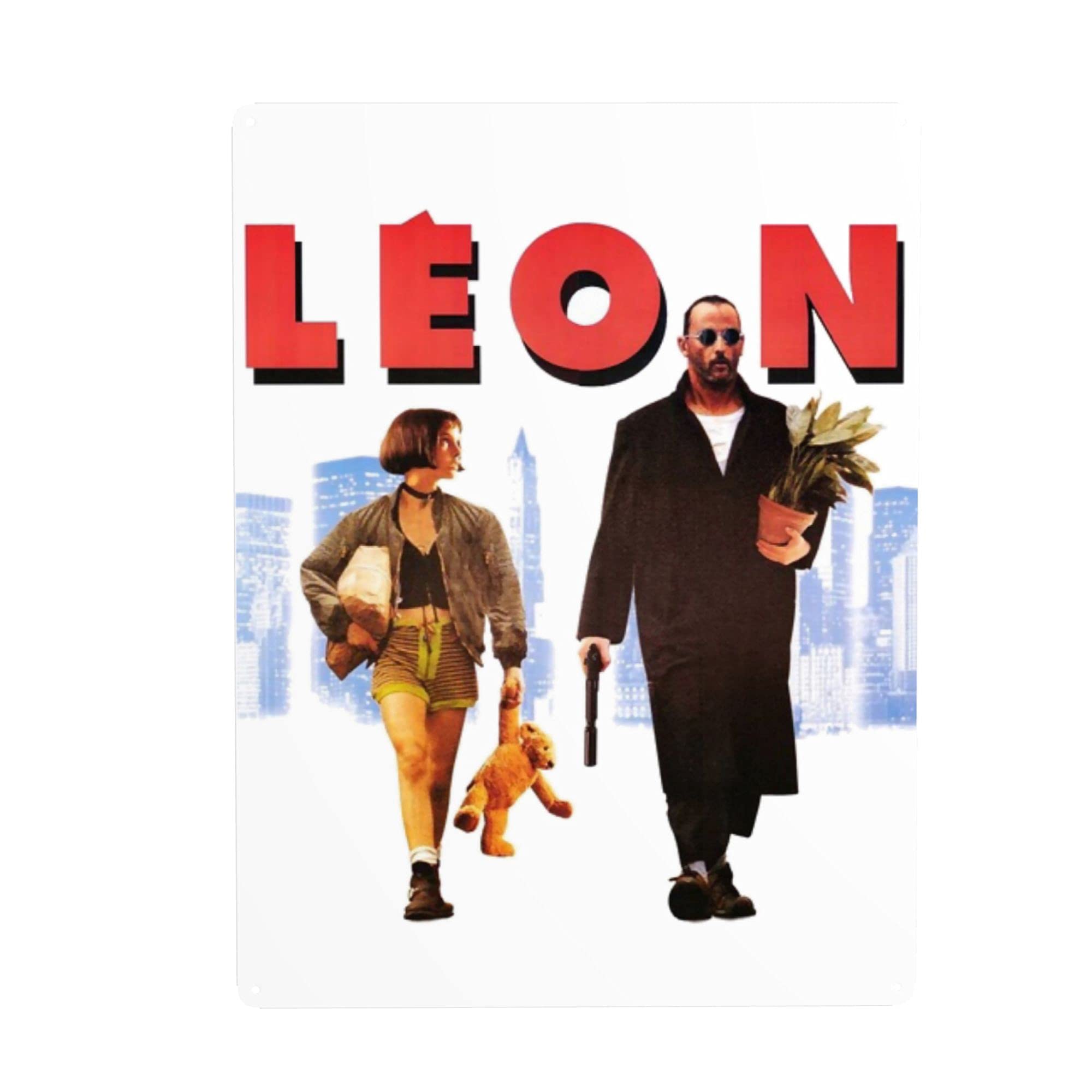 Amazon.co.jp: メタルプレート ブリキ看板 レオン マチルダ LEON 映画