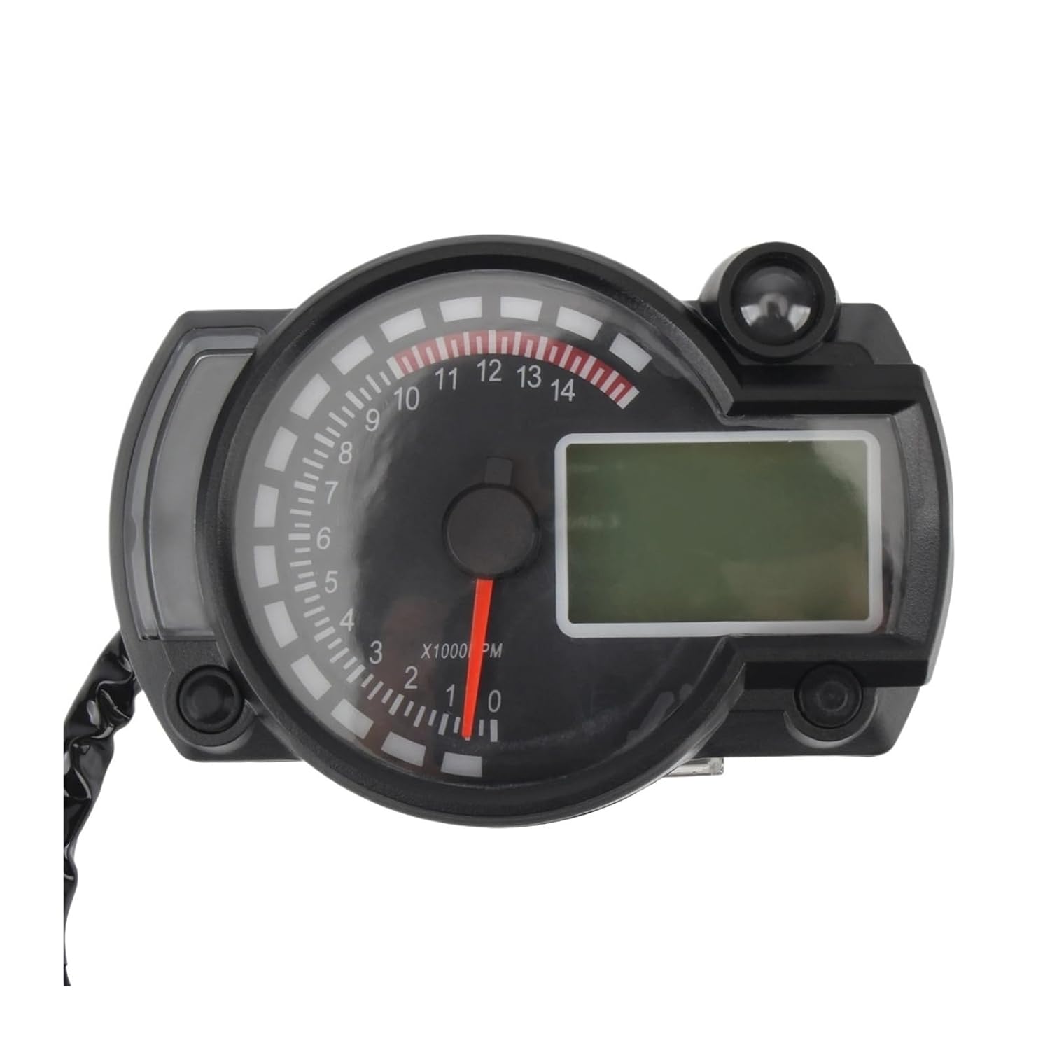 12v Motorcycle Speedometer LCD Digital Odometer Gauge Moto Dashboard Meter