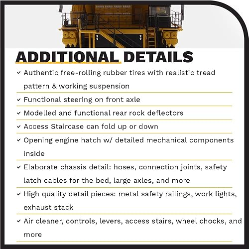 Miniatura 5 de Diecast Masters 150 Camión minero de Caterpillar 794 CA, línea alta serie 85670