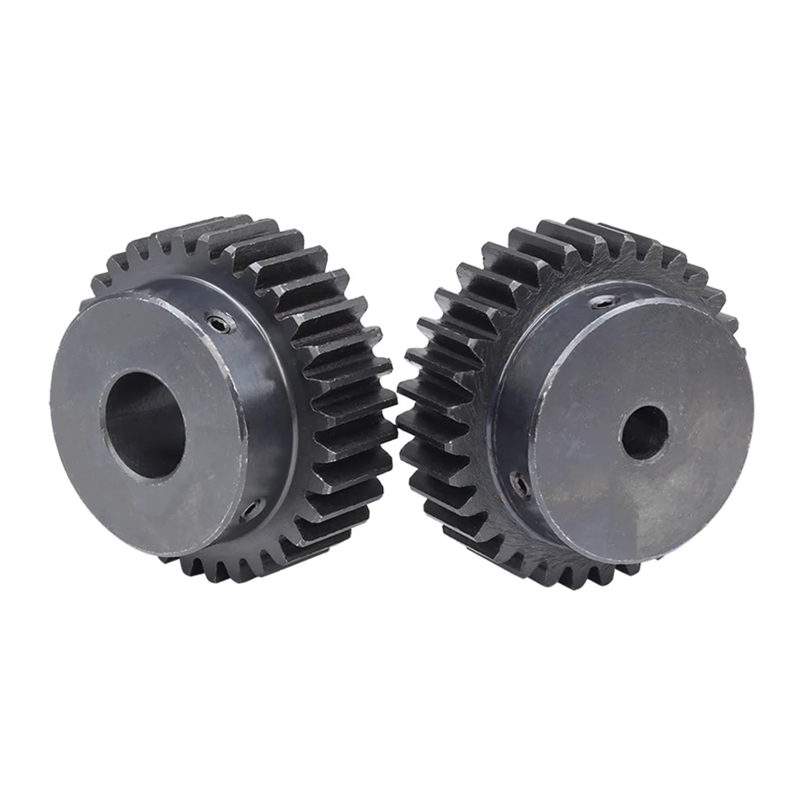 Set di Ingranaggi del pignone, 2M-32T/34T Alesaggio 10/12/14/19/20 mm Ruota dentata annerita SC45#Materiale Acciaio al Carbonio Altezza Denti 20 mm Altezza ingranaggio 35 mm(17 Teeth)