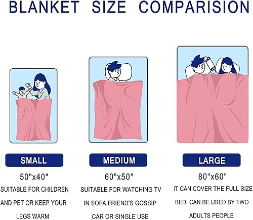 Miniatura 7 de Manta ultra suave de franela de forro polar cálida y cómoda ropa de cama para sofá cama sofá sala de estar niños y adultos 50 x 40 pulgadas