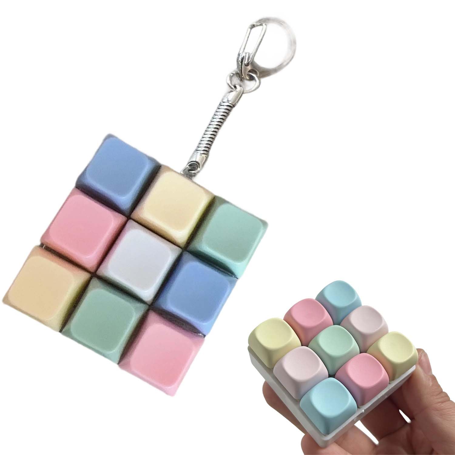 Amazon.co.jp: ストレス解消 キーホルダー 9つのボタン キーボード減圧