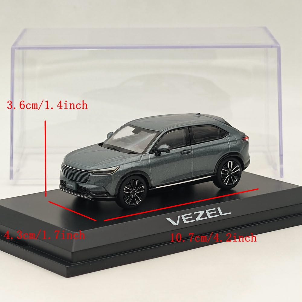 Hobby Giappone 1/43 VEZEL Meteoroid Grigio Metallic Diecast Modelli Auto Collezione Limitata Auto Giocattoli Regalo HJ431002GM