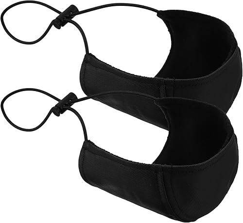 BESPORTBLE Funda protectora para tacón de zapato unisex, color negro, 7.9 x 3.1 in, Negro -