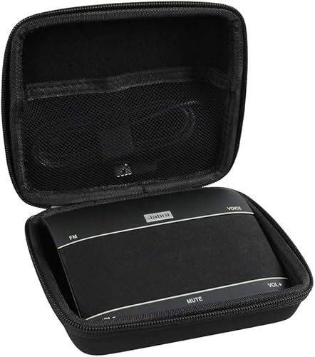 Hermitshell Estuche de viaje duro de EVA para altavoz Jabra Freeway Bluetooth en el coche