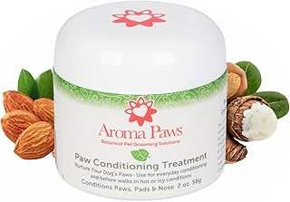 Paw Conditioning Treatment - Dog Paw Moisturizer to Heal and Repair Dry, Cracked, and Damaged Paws and Nose - Paw Soother for Dogs with Organic Shea Butter and Essential Oils - 2oz