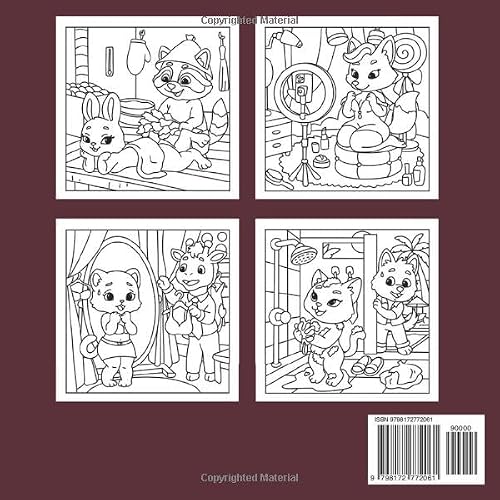 Sweet & Spicy Coloring Book: Hilarious Parody Animal Coloring Pages for Adults Featuring Adorable Characters, Wild Moments, and Stress-Relieving Humor – vue 2