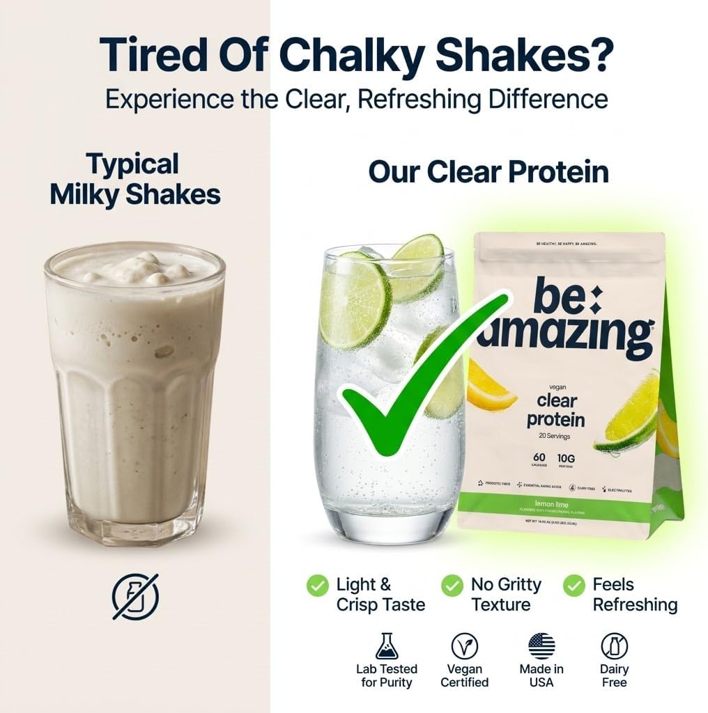 BE AMAZING Lemon Lime Clear Protein