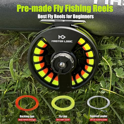 Image of Fly Fishing Combo Starter Kit, Graphite Rod and Reel with Case