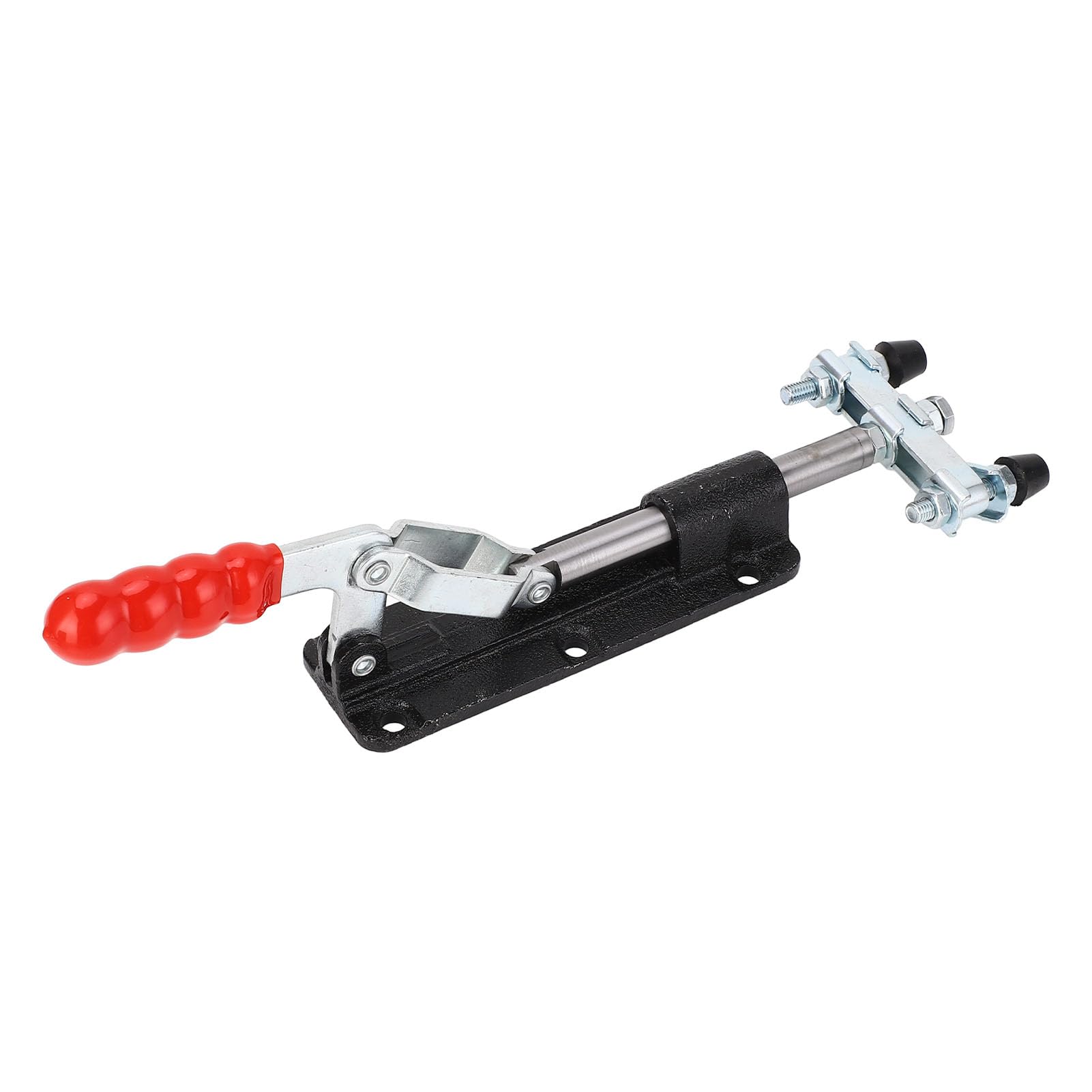 Double Head Dual Toggle Clamp 80mm Stroke 350kg Clamping Force 185 Degree Handle Opening Quick Release Push Pull Clamp for Welding and Moulding